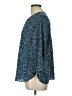 MICHAEL Michael Kors Blue 3/4 Sleeve Blouse Size L - photo 5