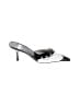 Moschino Cheap And Chic 100% Leather White Black Mule/Clog Size EU 37 1/2 - photo 1