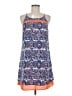 THML 100% Polyester Paisley Blue Casual Dress Size M - photo 1