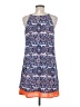 THML 100% Polyester Paisley Blue Casual Dress Size M - photo 2