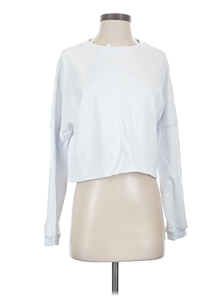 Pre-owned Trendy Queen Sweatshirt In White