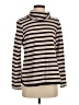 Croft & Barrow Stripes Tan Turtleneck Sweater Size S - photo 1