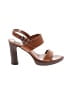 Prada 100% Leather Brown Sandals Size EU 37 - photo 1
