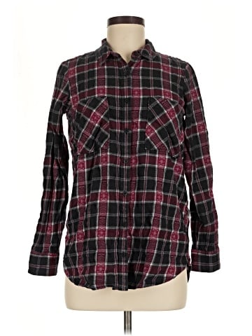 Mudd Long Sleeve Button-Down Shirt (view 1)