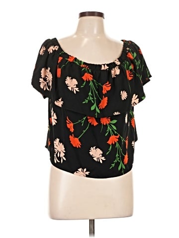Topshop Short Sleeve Blouse (view 1)