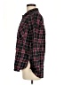 Mudd 100% Cotton Plaid Burgundy Long Sleeve Button-Down Shirt Size M - photo 5