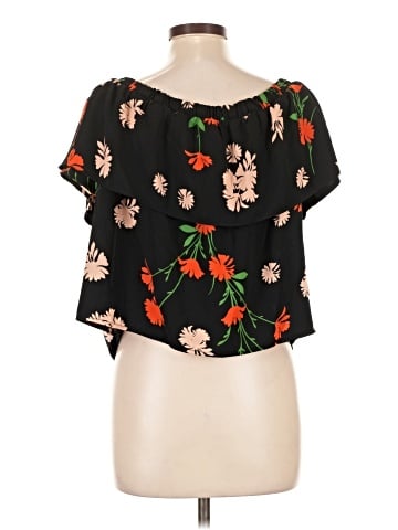 Topshop Short Sleeve Blouse (view 2)