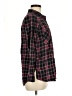 Mudd 100% Cotton Plaid Burgundy Long Sleeve Button-Down Shirt Size M - photo 4