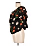Topshop 100% Polyester Black Short Sleeve Blouse Size 12 - photo 5