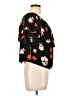 Topshop 100% Polyester Black Short Sleeve Blouse Size 12 - photo 4