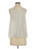Mossimo Gray Sleeveless Button-Down Shirt Size S - photo 1