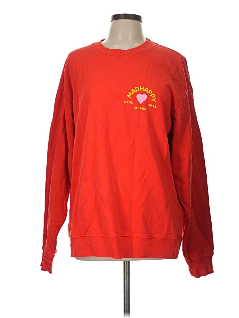Pre-owned Madhappy Sweatshirt In Red
