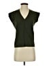 FRAME 100% Cotton Green Short Sleeve Top Size XS - photo 1