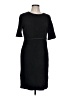 St. John Solid Black Casual Dress Size 12 - photo 1