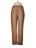 Per Se Chevron-herringbone Brown Casual Pants Size 6 - photo 2
