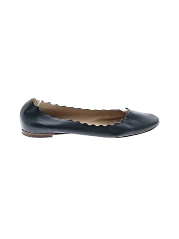Chloé Leather Scalloped Accent Ballet Flats (view 1)