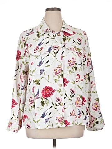 Tahari Long Sleeve Blouse (view 1)