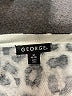 George Animal Print Brown Cardigan Size M - photo 7