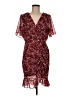 BCBGeneration 100% Polyester Burgundy Cocktail Dress Size 8 - photo 1