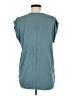 Papermoon 100% Polyester Stars Teal Short Sleeve Blouse Size M - photo 2