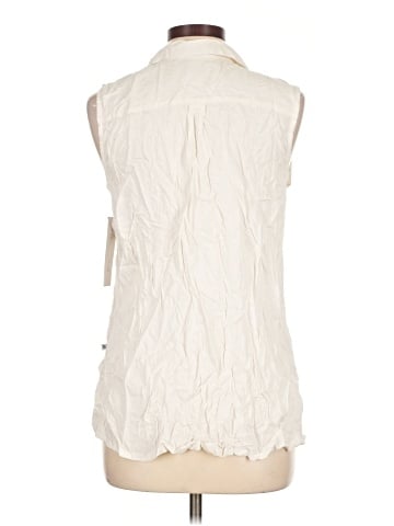 Marika Sleeveless Button-Down Shirt (view 2)