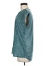 Papermoon 100% Polyester Stars Teal Short Sleeve Blouse Size M - photo 5