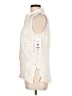 Marika Ivory Sleeveless Button-Down Shirt Size L - photo 5