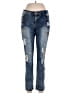 rue21 Hearts Blue Jeans Size 13 - 14 - photo 1