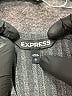 Express Solid Gray Casual Dress Size S - photo 7