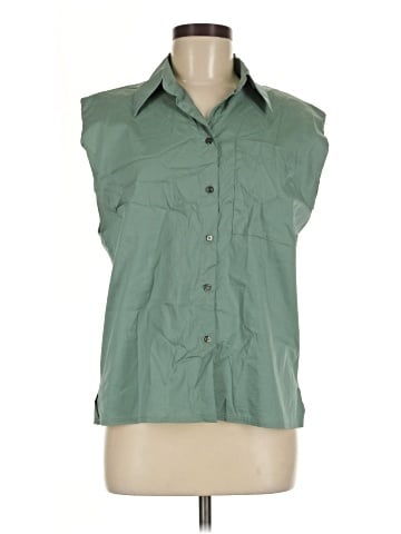 Pinko Sleeveless Button-Down Shirt (view 1)