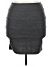 Basic House Solid Gray Casual Skirt Size L - photo 1