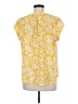 Fun2Fun Yellow Short Sleeve Blouse Size M - photo 2