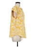 Fun2Fun Yellow Short Sleeve Blouse Size M - photo 4