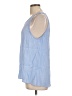 Everly 100% Viscose Blue Sleeveless Blouse Size L - photo 5