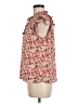1.State 100% Polyester Floral Pink Short Sleeve Blouse Size M - photo 5