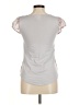 Lauren Conrad 100% Polyester Gray Short Sleeve Blouse Size M - photo 2