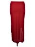 Unbranded Solid Red Casual Skirt Size M - photo 2
