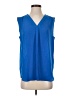 Chaus Blue Sleeveless Blouse Size S - photo 1