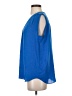 Chaus Blue Sleeveless Blouse Size S - photo 5
