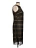T Tahari 100% Polyester Chevron-herringbone Black Cocktail Dress Size 12 - photo 4