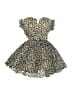 2hip 100% Polyester Animal Print Tan Dress Size 4 - photo 2