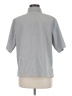 BonWorth 100% Polyester Graphic Gray Short Sleeve Blouse Size Med Petite - photo 2
