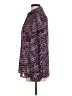 Coldwater Creek 100% Polyester Tweed Purple Long Sleeve Blouse Size 8 - photo 5