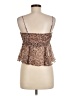Olivaceous 100% Polyester Brown Sleeveless Blouse Size M - photo 2