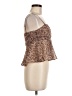 Olivaceous 100% Polyester Brown Sleeveless Blouse Size M - photo 4