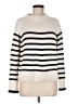 Elie Tahari Stripes Ivory Turtleneck Sweater Size M - photo 1