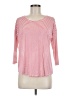 Freebird Red 3/4 Sleeve Top Size M - photo 1