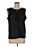 Talbots Outlet Black Sleeveless Blouse Size M - photo 1