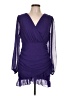Double Crazy 100% Polyester Purple Cocktail Dress Size L - photo 1