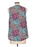 Daniel Rainn 100% Polyester Teal Sleeveless Blouse Size L - photo 2